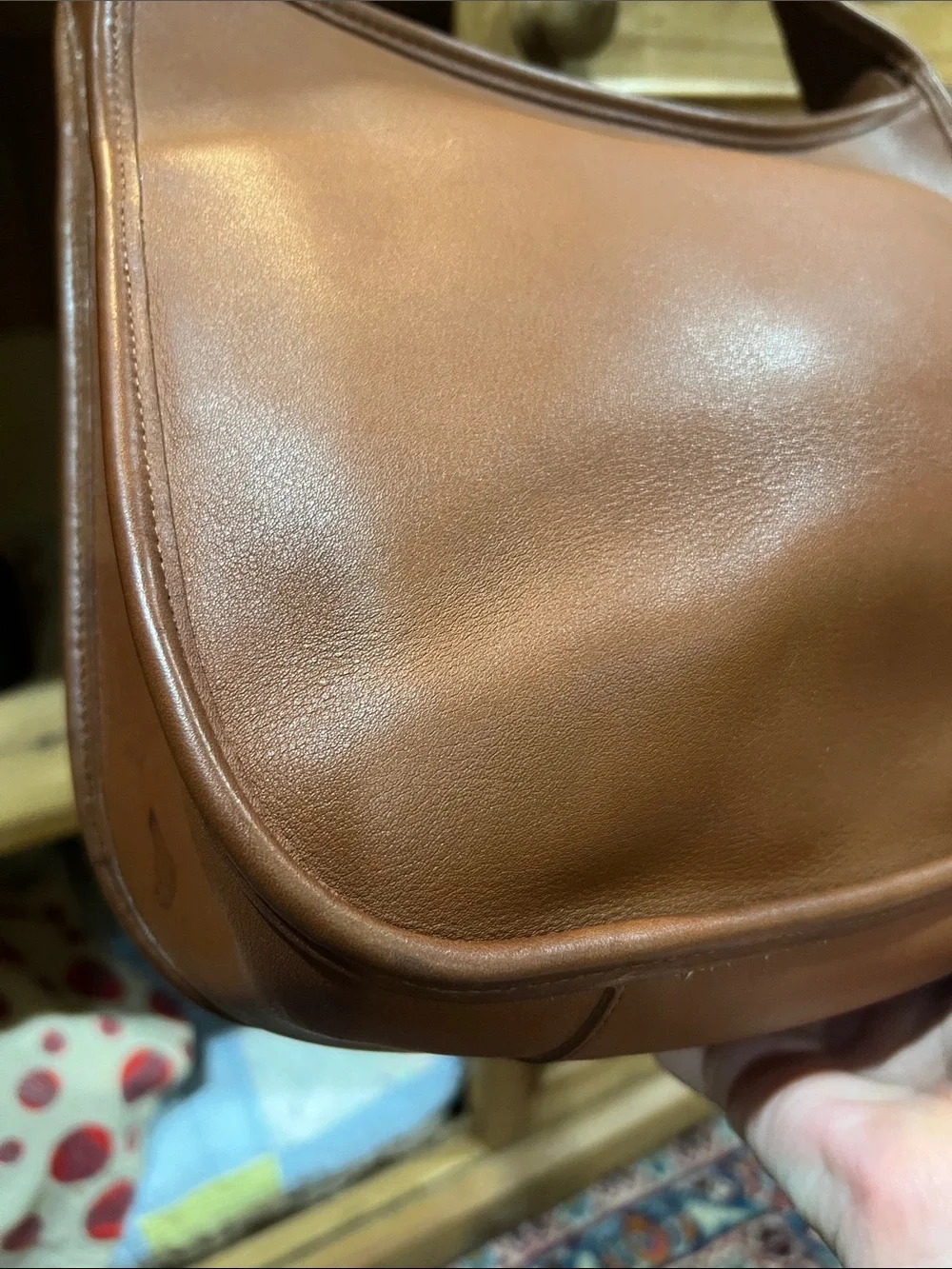 Coach 9980 Taft Crossbody in British Tan Leather